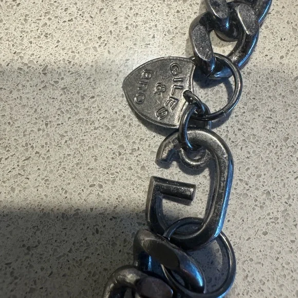 Giles & Brother Gunmetal Chain Necklace - Picture 3 of 5